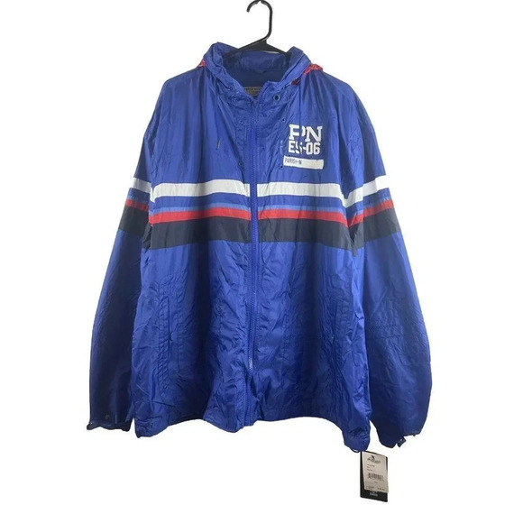 Parish Nation Mens Jacket Blue Full Zip Blue - Picture 1 of 16